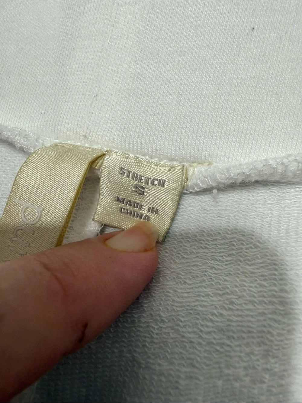 Pure Jill Women's White Wide-Leg Crop Pants Stretch Small